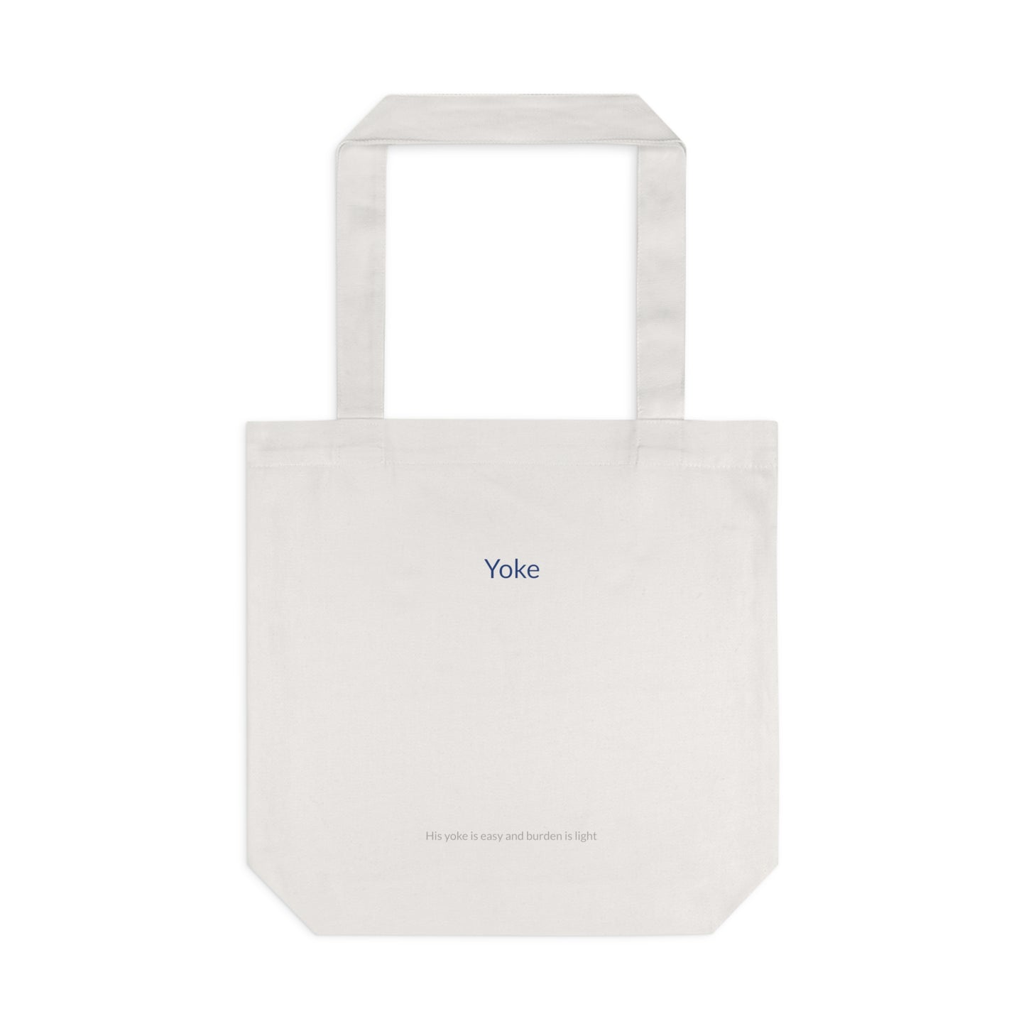 Yoke Cotton Tote Bag